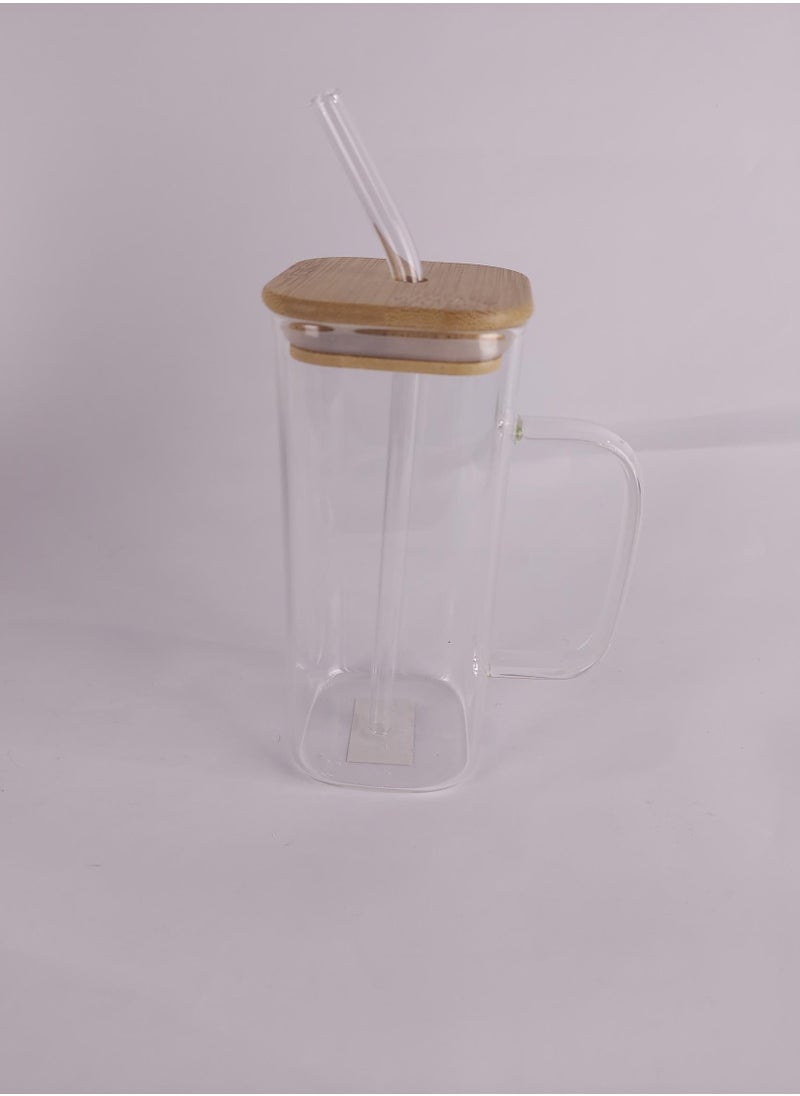 Generic - glass tumbler with lid - Image 1