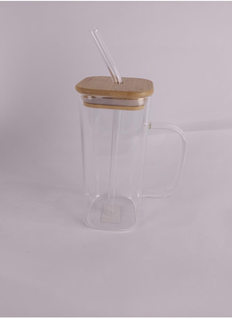 Generic - glass tumbler with lid - Image 1