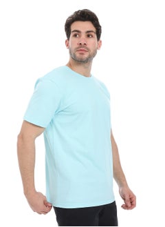 Andora Essential Plain Short Sleeves T-Shirt_Turquoise  - Image 2