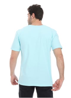 Andora Essential Plain Short Sleeves T-Shirt_Turquoise  - Image 3