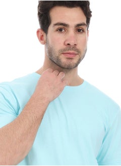 Andora Essential Plain Short Sleeves T-Shirt_Turquoise  - Image 4