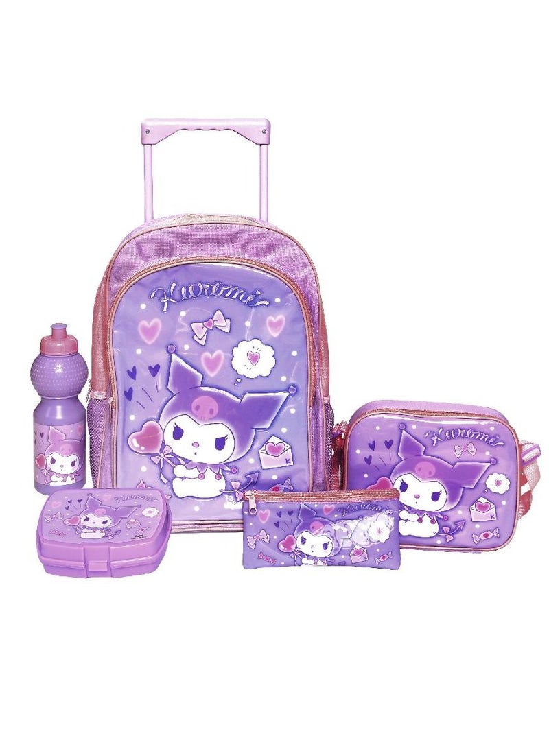 Sanrio 5-in-1 Value Set Trolley Bag with Accessory 