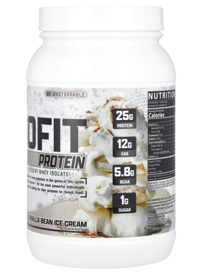 Nutrex Research IsoFit® Protein Vanilla Bean Ice Cream 2.14 lbs (969 g) - Image 2