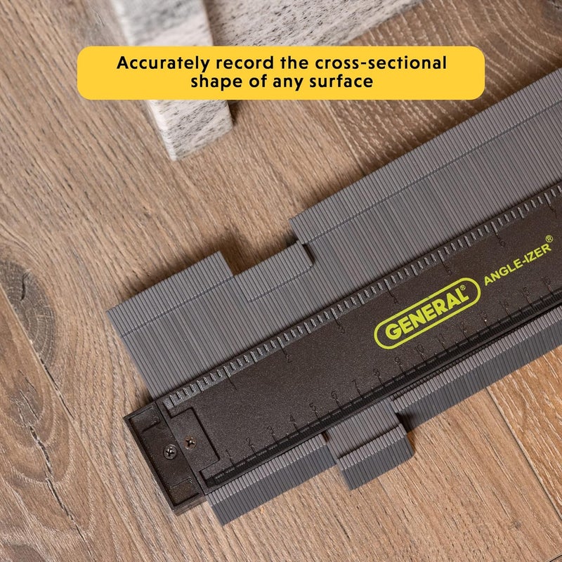 General Tools 10-Inch Contour Gauge 833 - Precision Angle Finder Tool for Home Improvement - Image 5
