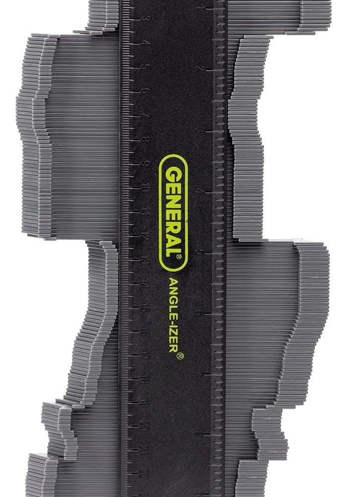 General Tools 10-Inch Contour Gauge 833 - Precision Angle Finder Tool for Home Improvement - Image 1