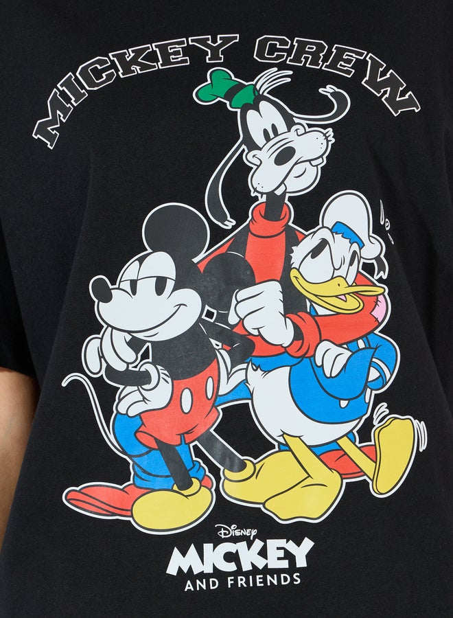 Styli Styli Mickey and Friends Graphic Short Sleeve Oversized T-Shirt - Image 3