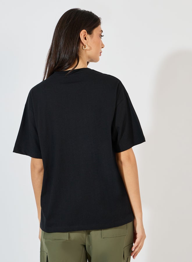 Styli Styli Mickey and Friends Graphic Short Sleeve Oversized T-Shirt - Image 4