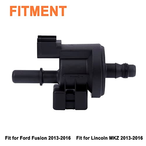 YOUYIEN Vapor Canister Purge Solenoid Valve Fit for Ford Fusion Lincoln MKZ 2.0L Turbo 2013-2016.Vapor Canister Purge Valve. Replaces Part # 0280142519 - Image 3