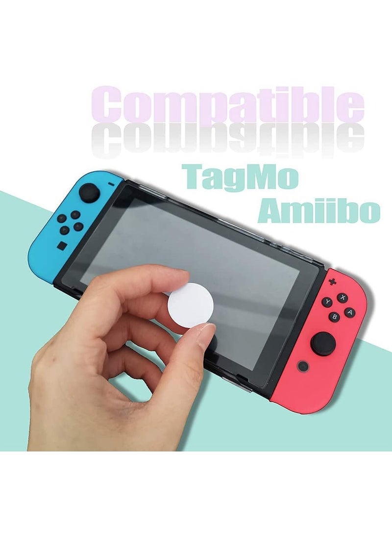 SYOSI NFC 215 Cards, NTAG215 NFC Round Cards NFC 215 Card Tag Compatible with TagMo and Amiibo and NFC Enabled Mobile Phones and Devices, Round 25 mm, 25 Pieces - Image 4