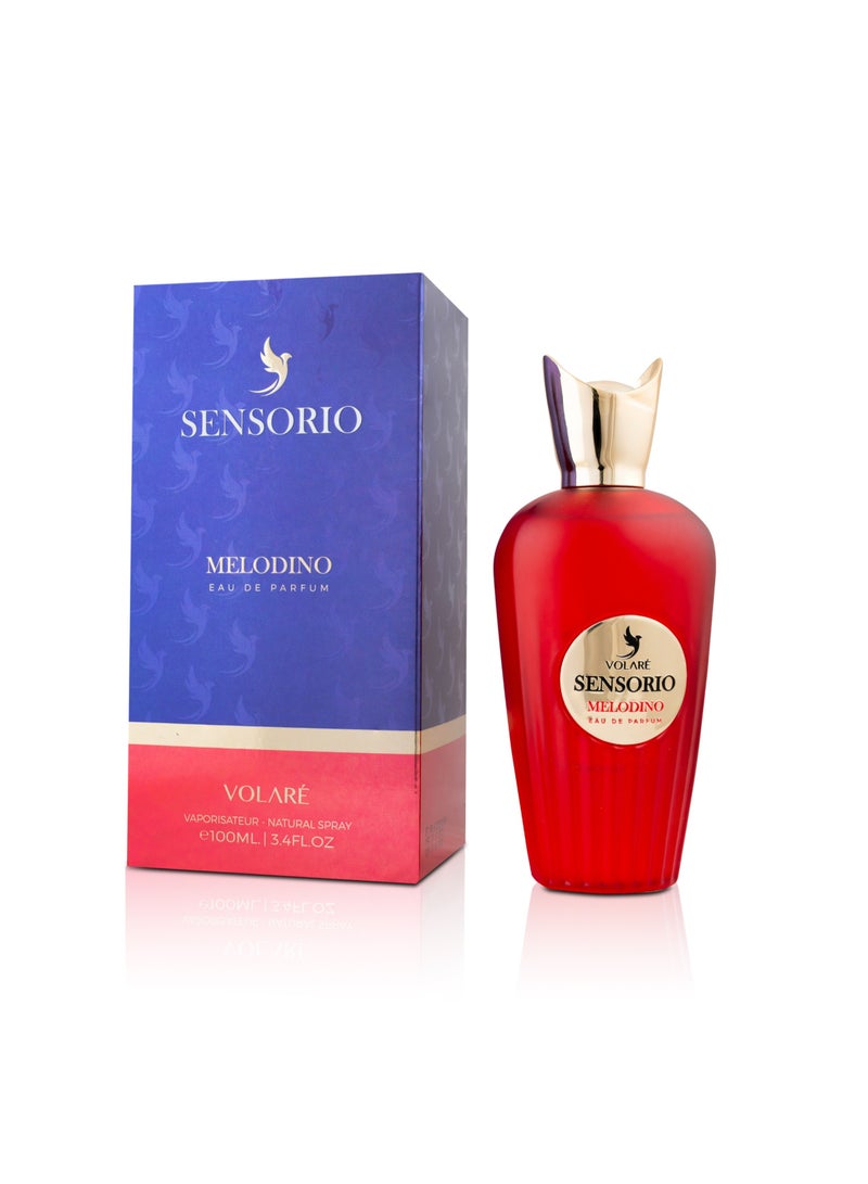 عطر Sensorio Melodino للنساء، 100 مل – غورمان فاكهي زهري بلمسات الكرز واللوز والياسمين والفانيلا