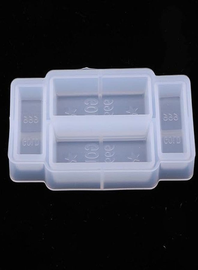 MATIN IMPEX Miniature Bullion Bar Mould Silicone Food Preparation Mold for Resin Art, Wax Embeds, Soaps, Chocolates, Fondant Décor, Clay Crafts, and Novelty Gifting Items - Image 2