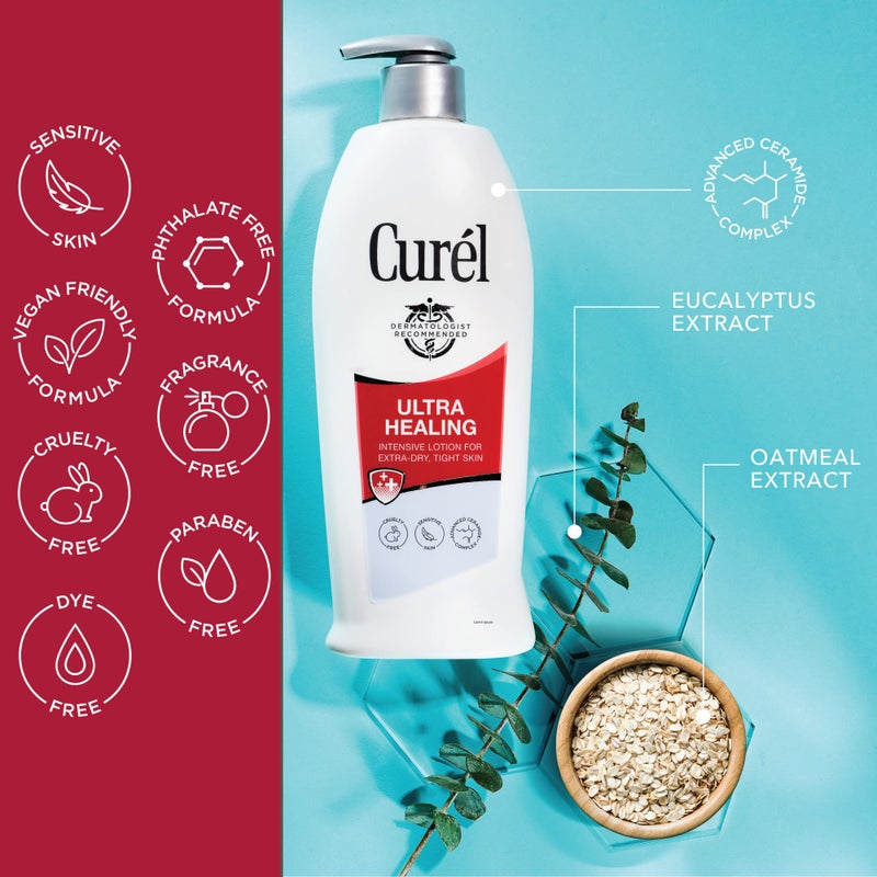 Curel Ultra Healing Lotion, 13 Ounce (Pack of 2) - Image 3