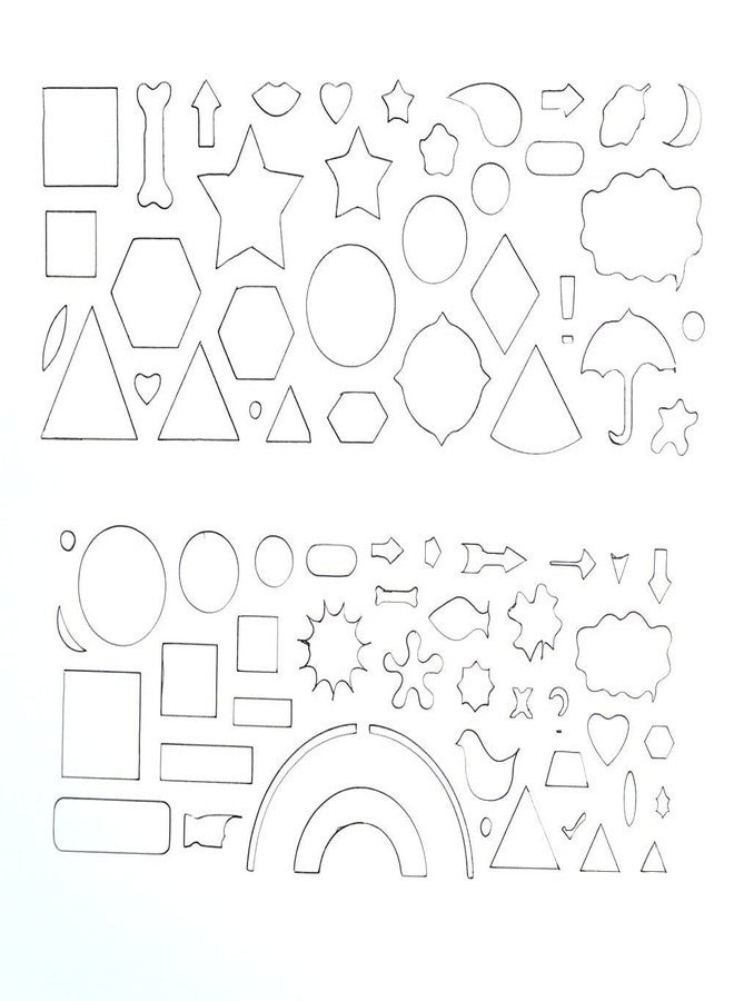 Royals Kids Design Stencil Set Pack of 6 | Birthday Return Gifts for Kids | Spirograph Drawing Rulers Art Set for Children | Creative Educational Drawing Tools for School | Fun Learning Activity Kit - Image 4