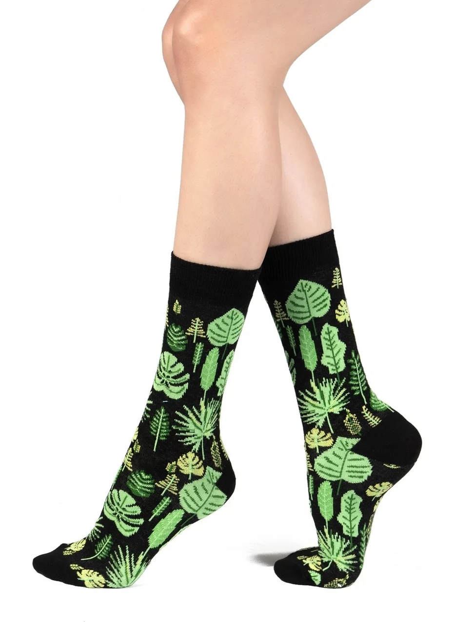 اوزي سوكس Leaf Patterned Socks