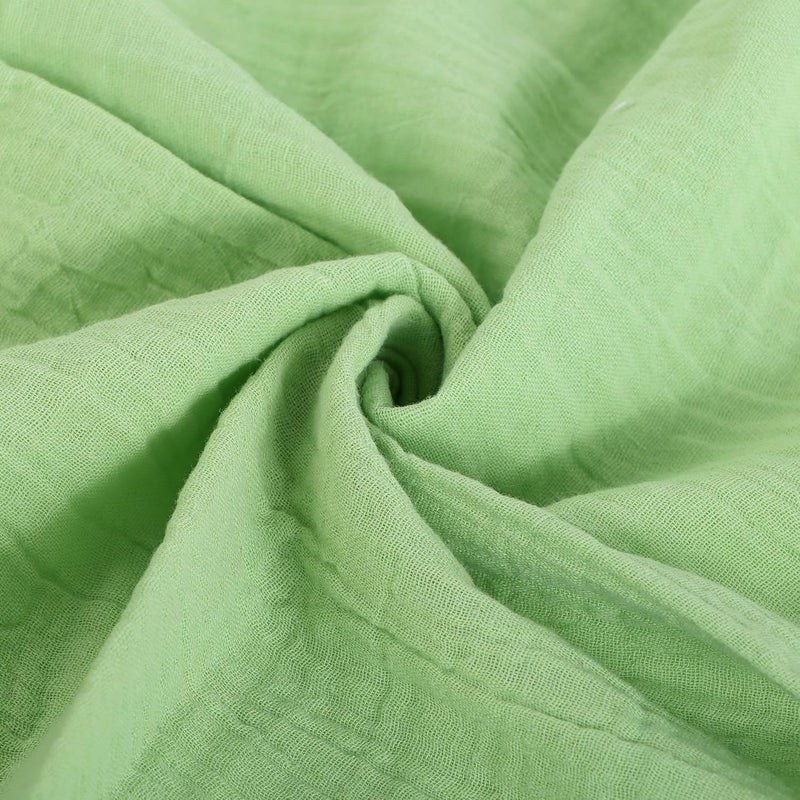 Fingercraft Dinner Cloth Napkin Cotton Muslin Double Gauze 8 Pack with Classic Lace for Everyday Use Wedding Party Christmas Easter Napkins Cloth are Pre Shrunk and Good Absorbency Lettuce Green - Image 5