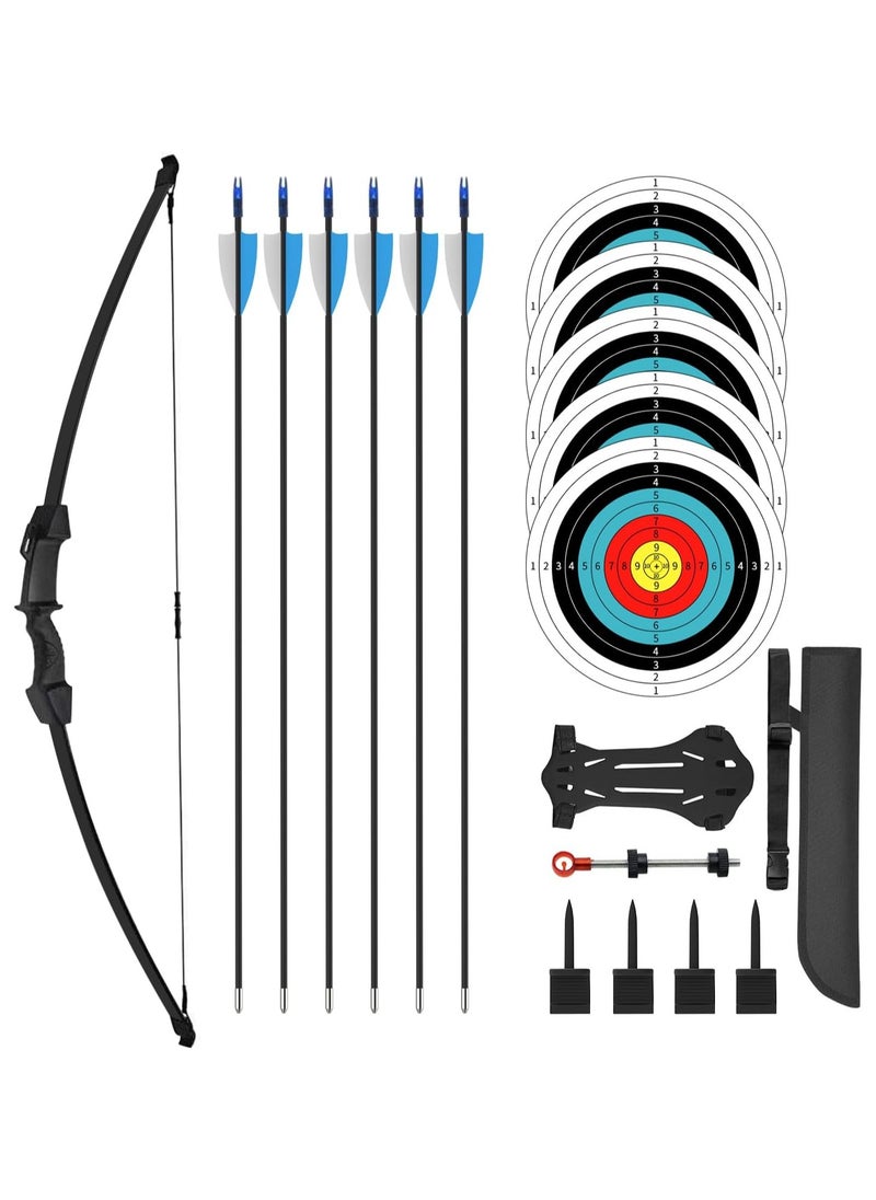 Bukela Bow and Arrow Set for Kids and Teens, Beginner Practice Bow, Youth Bow and Arrow with 6 Arrows and Accessories for Outdoor Sports Game  - Image 1