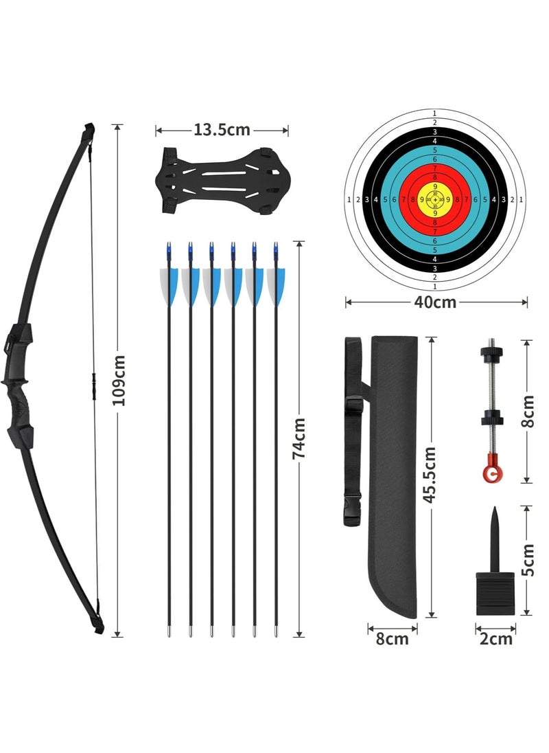 Bukela - Bow and Arrow Set for Kids and Teens, Beginner Practice Bow, Youth Bow and Arrow with 6 Arrows and Accessories for Outdoor Sports Game - Image 1