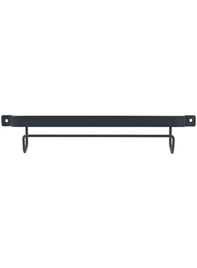 Wenko WENKO Ladder Holder Wall Holder For Ladders, Painted Metal, 33.5 X 6.5 X 7 Cm, Black, One Size - Image 5