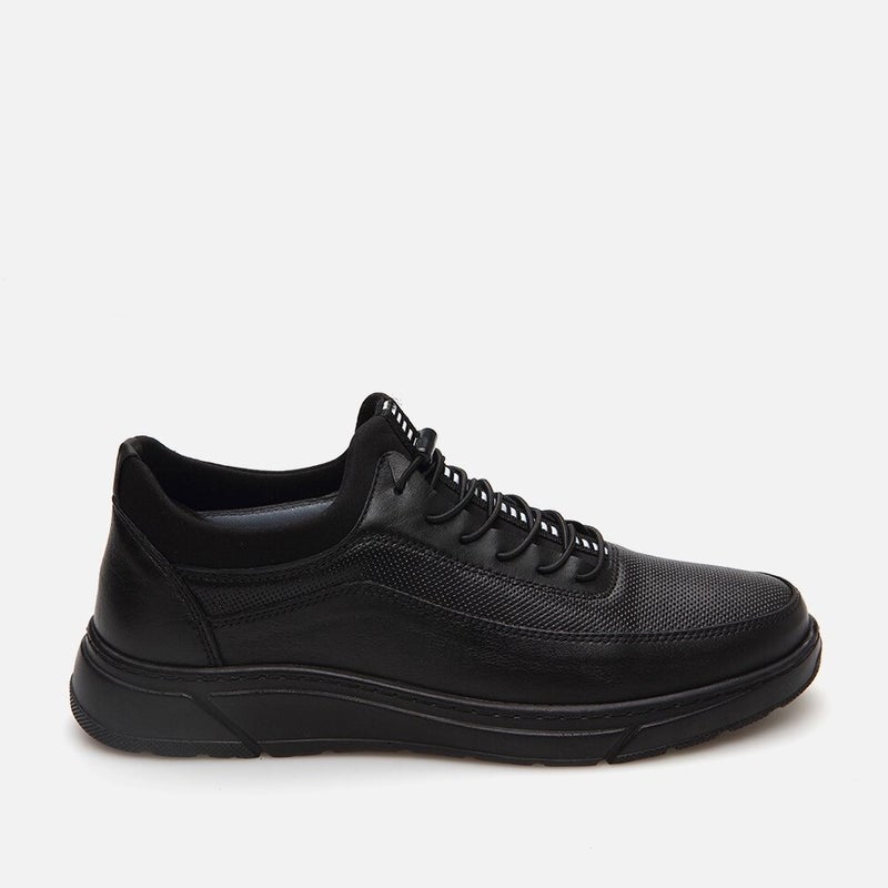 Hotiç 02AYH286730A100 GENUINE Leather Black Men's Sports Shoes  - Image 1