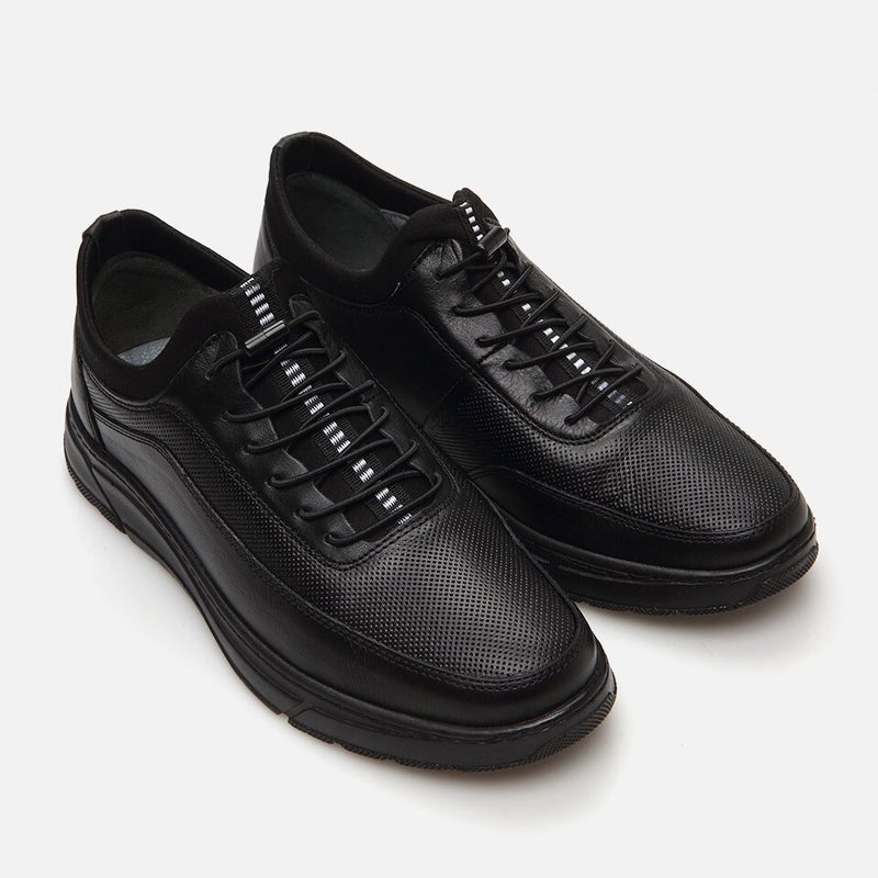 Hotiç 02AYH286730A100 GENUINE Leather Black Men's Sports Shoes  - Image 4