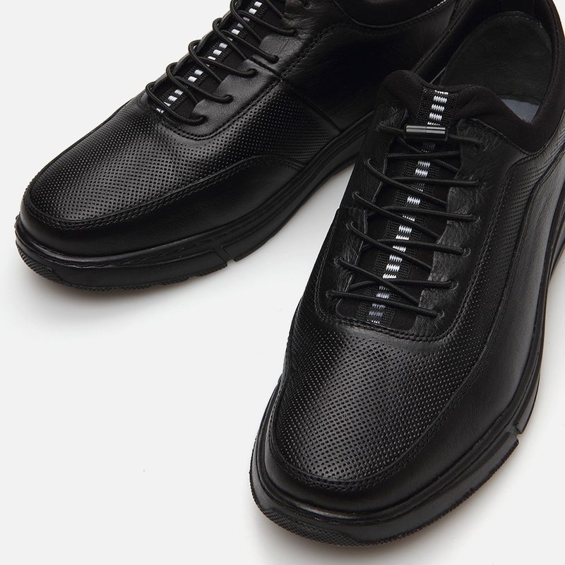 Hotiç 02AYH286730A100 GENUINE Leather Black Men's Sports Shoes  - Image 2