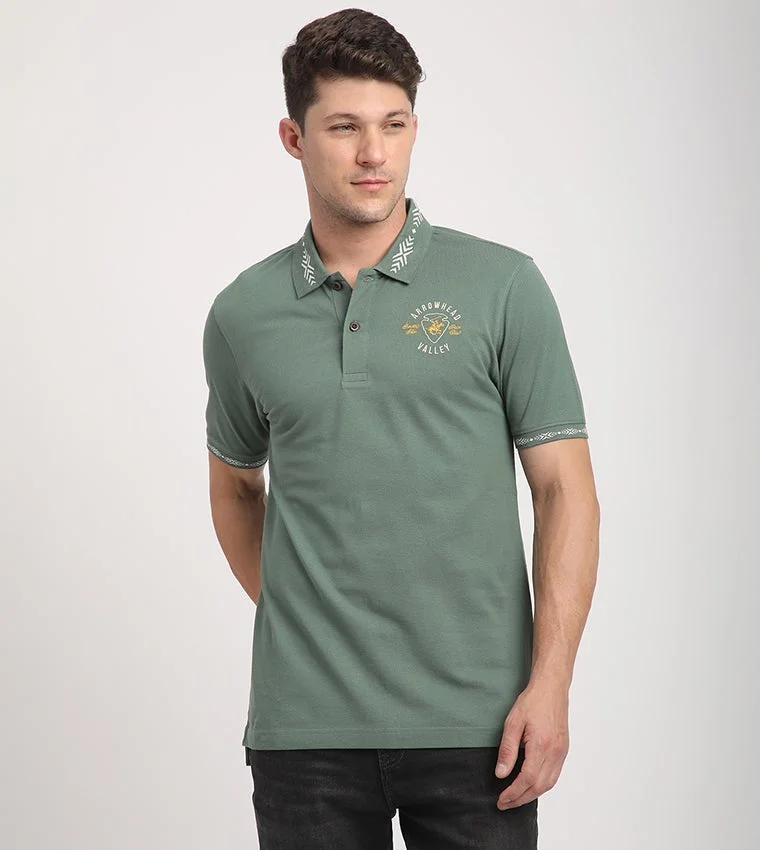 Embroidered Polo T-Shirt