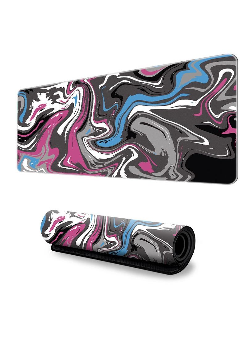 Generic - Large Gaming Mouse Pad,Anti-Skid Mousepad Large Keyboard Mouse Pad Desk Mat with Stitched Edges - Image 1
