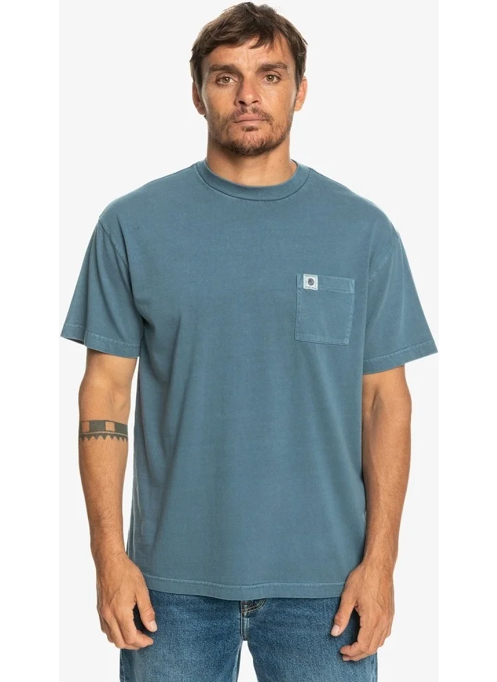 QUIKSILVER Natural Dye Men's Yellow Crew Neck T-Shirt