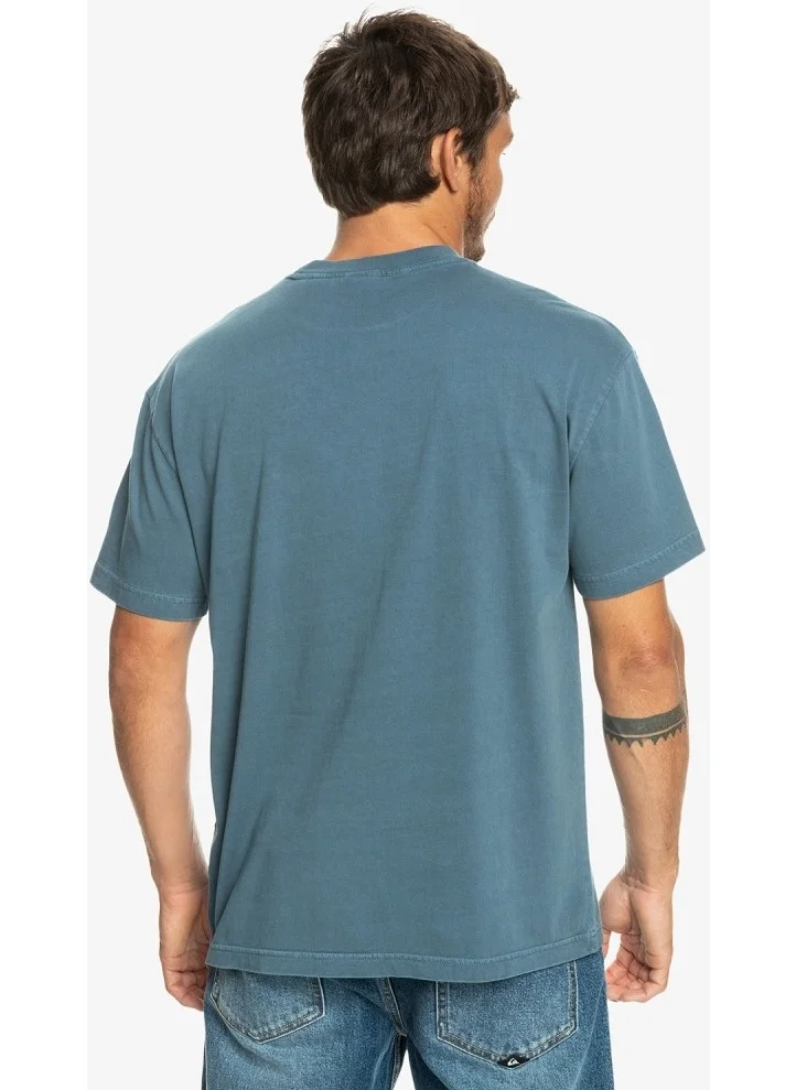 QUIKSILVER Natural Dye Men's Yellow Crew Neck T-Shirt