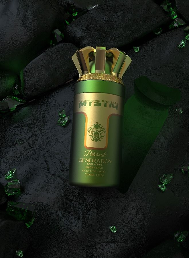MYSTIQ PATCHOULI GENERATION 250ML BODY PERFUME SPRAY - Image 2