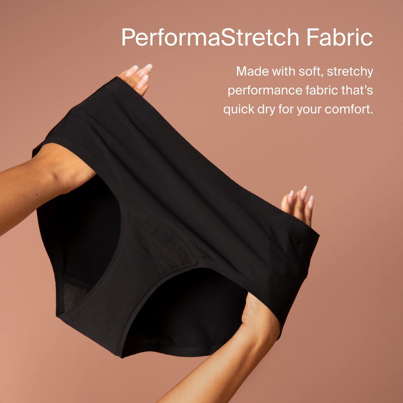 KNIX Super Leakproof High Rise Underwear - Period Underwear for Women - Machine Washable, Reusable - Black, Large (3 Pack) - Image 4