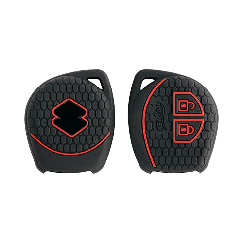 CARMATE Silicone Car Key Cover KC-23 for Alto 800, Baleno, Ciaz, Ertiga, Ritz, S-Presso, Alto, Alto K10, Celerio, Dzire, Ignis, S-Cross, Swift, Vitara Brezza, XL6 - Black - Image 3