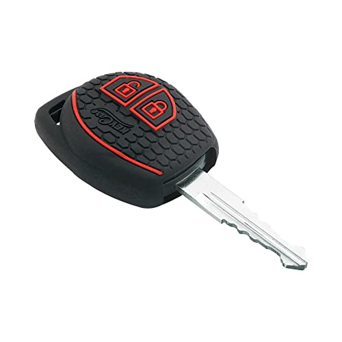 CARMATE Silicone Car Key Cover KC-23 for Alto 800, Baleno, Ciaz, Ertiga, Ritz, S-Presso, Alto, Alto K10, Celerio, Dzire, Ignis, S-Cross, Swift, Vitara Brezza, XL6 - Black - Image 2