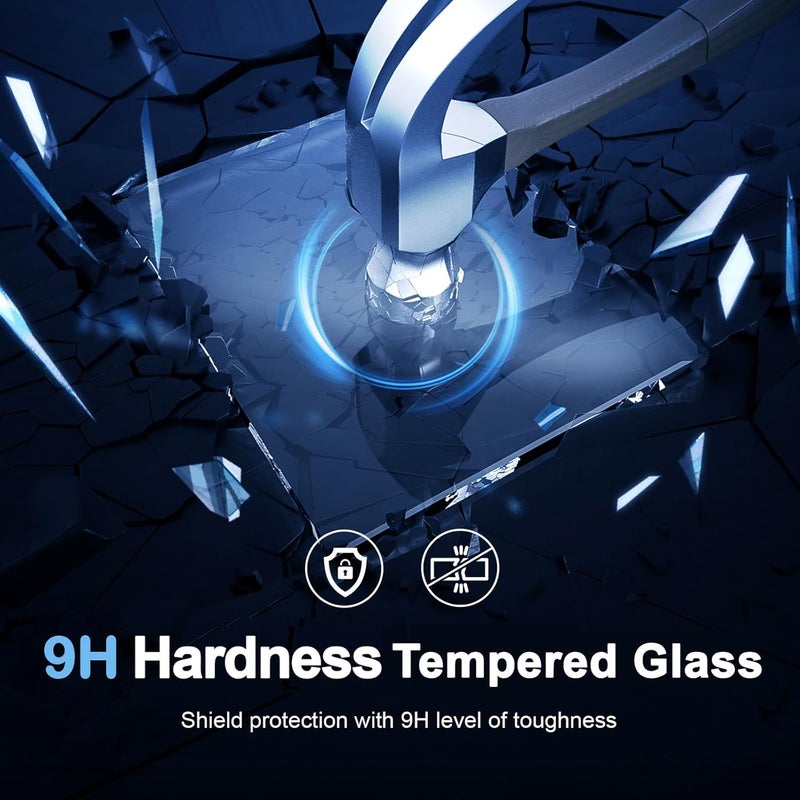 Coleya Tempered Glass Screen Protector for 2019-2021 Jeep Grand Cherokee Uconnect 8.4 Inch - Image 4