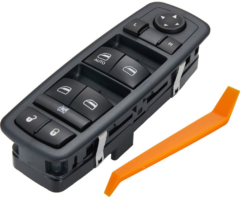 ZAPOSTS 8 + 13 Metal Pins.Master Power Window Switch fits for 2008-2012 Jeep Liberty & Dodge Nitro,2009-2010 Dodge Journey,4602632AB 4602632AD 4602632AC Driver Side Control switches(Green Light) - Image 1