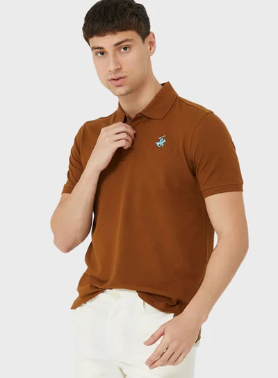 bhpoloclub Embroidered Logo Polo