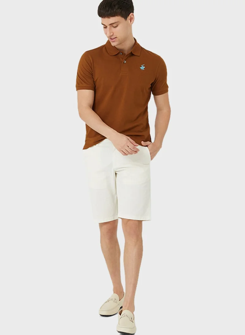 bhpoloclub Embroidered Logo Polo
