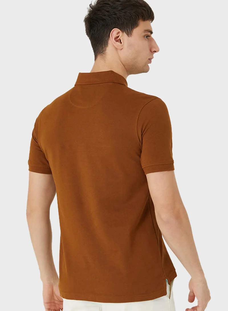 bhpoloclub Embroidered Logo Polo