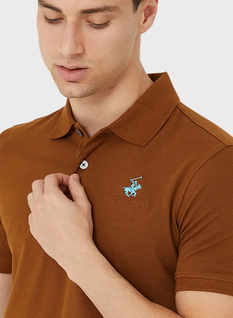 bhpoloclub Embroidered Logo Polo