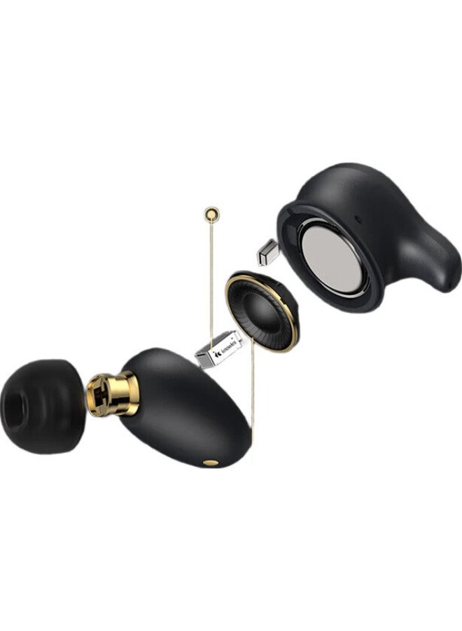 Golden X1 True Wireless Active Noise Cancelling Bluetooth Earphones, Hifi High-Fidelity Dual-Tone In-Ear Design, Gold Standard Certified, Compatible With Apple, Huawei, Xiaomi