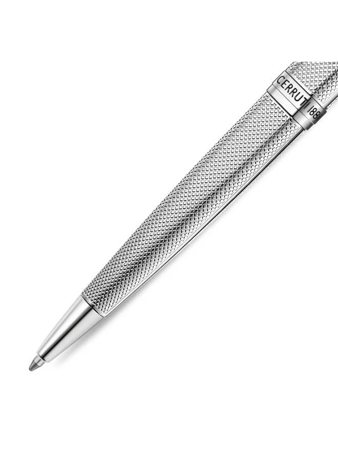 CERRUTI 1881 Silver Tone Sleek Writing Pen