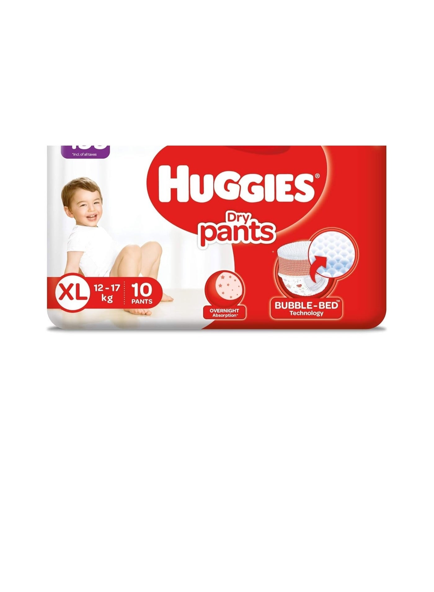 Huggies Dry Pants Extra Large XL Size Diapers (10 count)