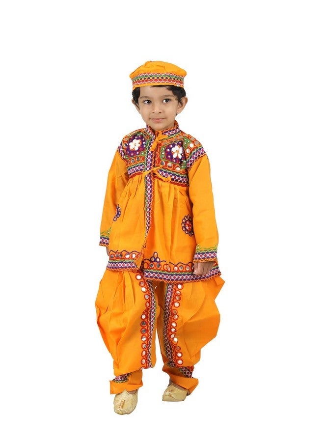 بوك ماي كوستيوم زي تنكري لولاية غوجارات غاربا نافراتري الهندية من BookMyCostume للأولاد والرجال من سن 6 إلى 7 سنوات - Image 1
