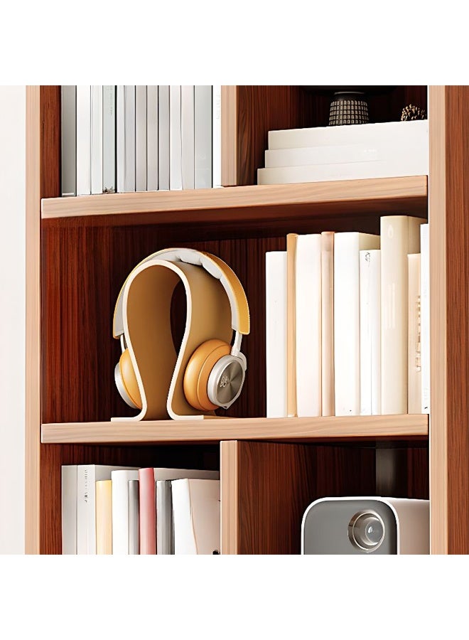 keke Multi Layer Storage Bookshelf Rack Stylish Living Room Home Storage & Display Cabinet 40cm Dark Walnut Color - Image 3