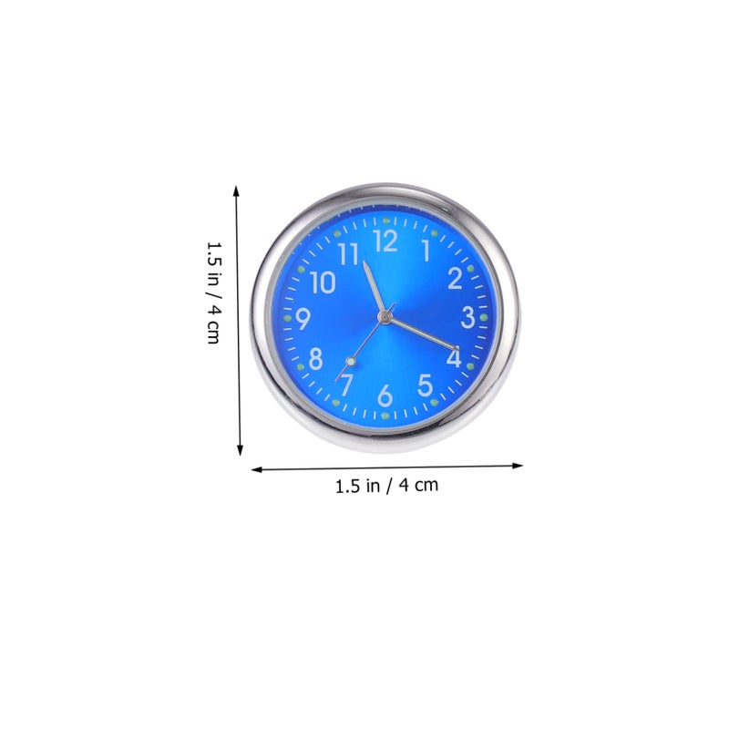 Glow In The Dark Car Dashboard Clock Analog Display Easy Read Night Travel Use - Image 3