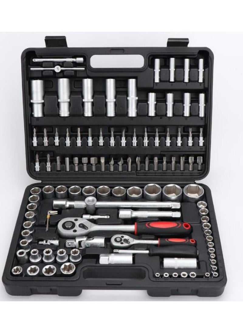 DUNISO 108-Piece Car Repair Tool A Sleeve Hardware Tool Set  - Image 2