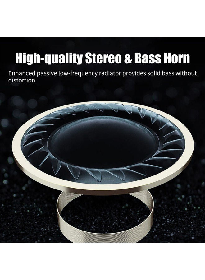 NIBEMINENT LED Flame Bluetooth Speaker Black  - Image 2