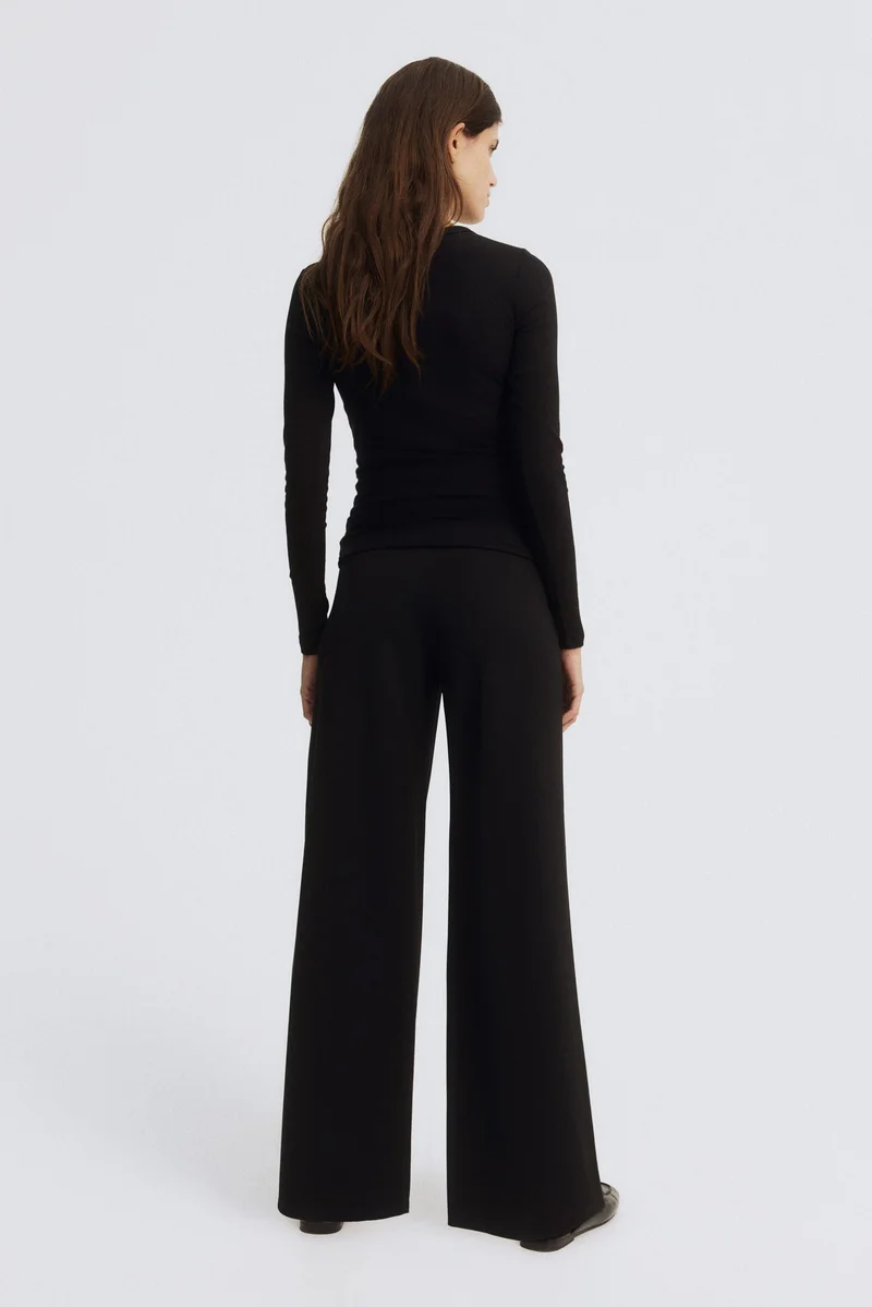 H&M  MAMA Wide trousers for Women | Best Price UAE
