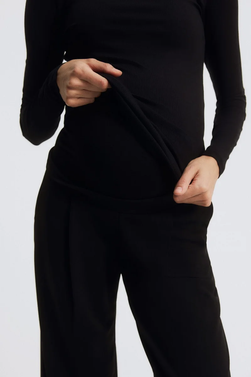 H&M  MAMA Wide trousers for Women | Best Price UAE