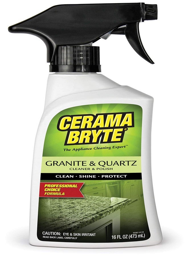 Cerama Bryte Granite & Quartz Cleaner & Polish, 16 Ounce, Clean and Protect, Shines Surfaces, Removes Grease - Image 1